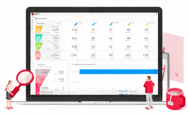 BowNow dashboard showing lead scores and engagement